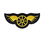 Image of HERO'S PRIDE Wheel W/ Wings Patch - 2 3/4'' X 1 1/4''