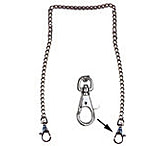 Image of Hero's Pride 20in NY Style Link Chain with Clip-on Ends
