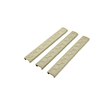 Image of Hexmag Slim Line 18-Slot LowPro Rail Covers 3 Pack , AR15 Accessories
