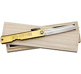 Image of Higonokami Damascus Folder Brass Folding Knife