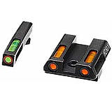 Image of HiViz LiteWave H3 Tritium/Litepipe Pistol Night Sight Set - Fits Gen 1-5 Glock 42, Glock 43, Glock 43X &amp; Glock 48