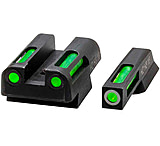 Image of HiViz LiteWave H3 Tritium/Litepipe Pistol Night Sight Set - Fits CZ 75, CZ 75 P-01 &amp; CZ 85