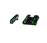 Image of HiViz LiteWave H3 Tritium/Litepipe Pistol Night Sight Set - Fits Gen 1-5 Glock 42, Glock 43, Glock 43X &amp; Glock 48
