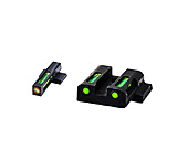 Image of HiViz LiteWave H3 Tritium/Litepipe Pistol Night Sight Set - Fits All S&amp;W M&amp;P Shield In All Calibers, Except M&amp;P CORE/ 22/ Long Slide