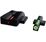 Image of HiViz LiteWave H3 Tritium/Litepipe Pistol Night Sight Set - Fits All S&amp;W M&amp;P Shield All Gen In 9mm, .40 S&amp;W, .45 ACP, Except M&amp;P Shield EZ380/ 9EZ