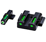 Image of HiViz LiteWave H3 Tritium/Litepipe Pistol Night Sight Set - Fits All S&amp;W M&amp;P Full Size &amp; Compact In All Calibers, Except M&amp;P CORE/ 22/ Long Slide