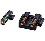 HiViz LiteWave H3 Tritium/Litepipe Pistol Night Sight Set - Fits All S&W M&P Shield In All Calibers, Except M&P CORE/ 22/ Long Slide