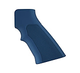 Image of Hogue AR15 / M16 Gun Grip Checkered Aluminum - Matte Blue Anodized 15173
