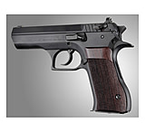 Image of Hogue Baby Eagle .40 / 9mm Jericho &amp; Uzi Eagle Pistol Grip Rosewood Checkered 76911