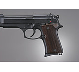 Image of Hogue Beretta 92 Handgun Grip Compact Rosewood Checkered 93911