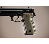 Image of Hogue Beretta Cougar 8045 Handgun Grip Aluminum - Matte Green Anodized 91141