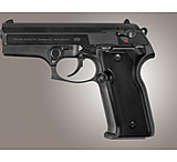 Image of Hogue Beretta Cougar 8045 Handgun Grip Checkered Aluminum - Brushed Gloss Black Anodized 91156