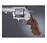 Image of Hogue Dan Wesson Handgun Grip LargeFrame Kingwood No Finger Groove, Checkered 58611