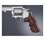 Image of Hogue Dan Wesson Handgun Grip SmallFrame Kingwood Top Finger Groove, Stripe/Cap, Checkered 57641