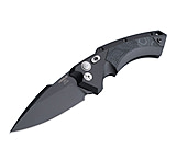 Image of Hogue Ex-a05 4inch Folder Cpm154 Spear Point Blade Black Finish - Black Aluminum Frame G-mascus Black G10 Insert