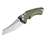 Image of Hogue Ex-a05 4inch Folder Cpm154 Wharncliffe Blade Tumbled Finish - Od Green Aluminum Frame