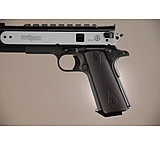 Image of Hogue Govt. Aluminum Handgun Magrip Kit - Checkered Flat Mainspring Matte Black 01250