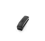 Image of Hogue Govt. Handgun Grip Aluminum Mainspring Housing Checkered Arched Brushed Gloss Black 01376