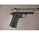 Image of Hogue G-10 Grips for 1911 Govt. S&amp;A Mag Well, Chain Link pattern