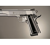 Image of Hogue Govt. Handgun Grip Model Aluminum - Brushed Gloss Black Anodized 45166