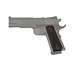 Image of Hogue Govt. Handgun Grip Model Checkered Aluminum - Matte Black Anodized 45170