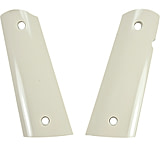 Image of Hogue Govt. Handgun Grip Model Smooth Ivory Polymer S&amp;A Mag.-Well, Ambi. Cut 45057