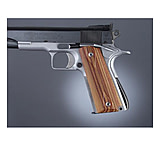 Image of Hogue Govt. Handgun Grip Model Tulipwood Ambi-Cut Checkered 45721