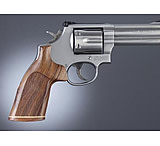 Image of Hogue Ruger GP100/Super Redhawk Handgun Grip Pau Ferro No Finger Groove Stripe Cap Checkered 80331