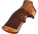 Image of Hogue Ruger GP100/Super Redhawk Handgun Grip Pau Ferro Top Finger Groove Stripe Cap Checkered 80341