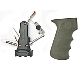 Image of Hogue AK-47/AK-74 Rubber Gun Grip OD Green with Samson Field Survival Kit 74013