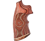 Image of Hogue Python Handgun Grip Rose Laminate Top Finger Groove, Stripe/Cap, Checkered 46541
