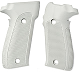 Image of Hogue SIG Sauer P226 Handgun Grip Checkered Aluminum - Matte Clear Anodized 26174