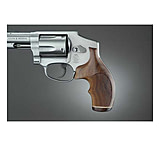 Image of Hogue S&amp;W J Frame Round Butt Handgun Grip, Pau Ferro Top Finger Groove, Stripe/Cap, Checkered 60341