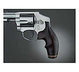 Image of Hogue S&amp;W J Frame Round Butt Handgun Grip, Rosewood Top Finger Groove, Stripe/Cap 60940