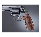 Image of Hogue S&amp;W J Frame Square Butt Handgun Grip, Kingwood Top Finger Groove, Stripe/Cap 63640