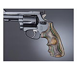 Image of Hogue S&amp;W J Frame Square Butt Handgun Grip, Lamo Camo Top Finger Groove, Stripe/Cap, Checkered 63441