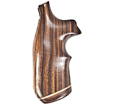 Image of Hogue S&amp;W J Frame Square Butt Handgun Grip Pau Ferro Top Finger Groove, Stripe/Cap 63340