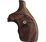 Image of Hogue S&amp;W J Frame Round Butt Handgun Grip Rosewood Bantam, Checkered 61951