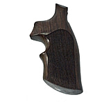 Image of Hogue S&amp;W K or L Rd. Handgun Grip Conver. Rosewood Top Finger Groove Checkered 19953