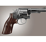 Image of Hogue S&amp;W K or L Sq. Butt Handgun Grip Pau Ferro No Finger Groove 10310