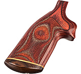 Image of Hogue S&amp;W K or L Rd. Handgun Grip Conv. Rose Laminate No Finger Groove Stripe Cap Checkered 19533