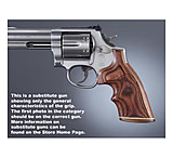 Image of Hogue S&amp;W K or L Rd. Handgun Grip Conv. Rose Laminate Top Finger Groove Stripe Cap Checkered 19543