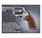 Image of Hogue S&amp;W K or L Rd. Handgun Grip Conver. Coco Bolo No Finger Groove Stripe Cap Checkered 19833
