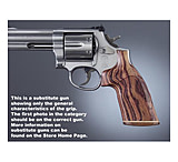 Image of Hogue S&amp;W K or L Rd. Handgun Grip Conver. Kingwood No Finger Groove Stripe Cap Checkered 19633