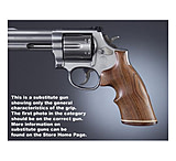 Image of Hogue S&amp;W K or L Rd. Handgun Grip Conver. Pau Ferro Top Finger Groove Stripe Cap 19342