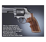 Image of Hogue S&amp;W K or L Rd. Handgun Grip Conver. Pau Ferro Top Finger Groove Stripe Cap Checkered 19343