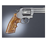 Image of Hogue S&amp;W K or L Sq. Butt Handgun Grip Coco Bolo Top Finger Groove Stripe Cap 10840