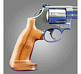 Image of Hogue S&amp;W K or L Sq. Butt Handgun Grip Goncalo No Finger Groove Big Butt 10234