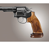 Image of Hogue S&amp;W K or L Sq. Butt Handgun Grip Goncalo No Finger Groove Big Butt Checkered 10235