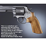 Image of Hogue S&amp;W K or L Sq. Butt Handgun Grip Goncalo No Finger Groove Checkered 10211